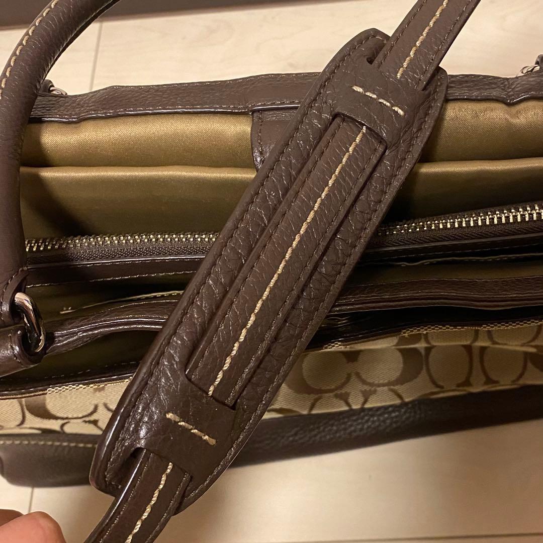 COACH　2WAYシグネチャーボストンバッグ　コーチ