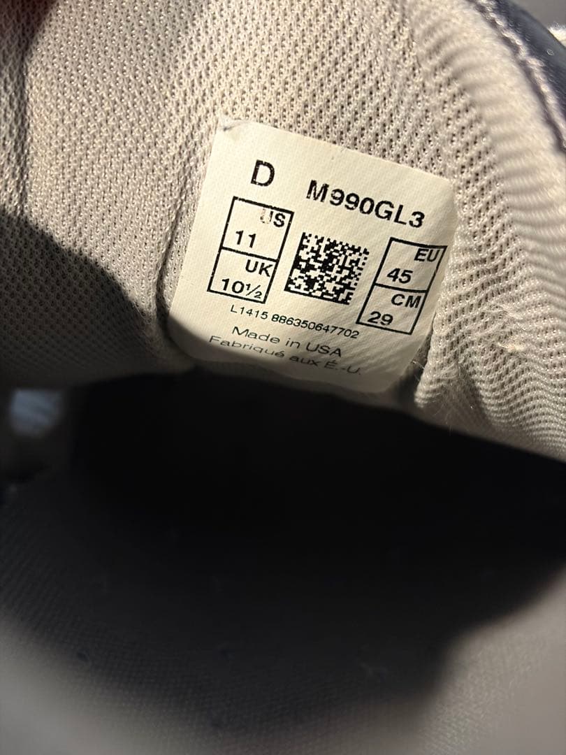 New Balance M990GL3【Made in U.S.Aモデル】