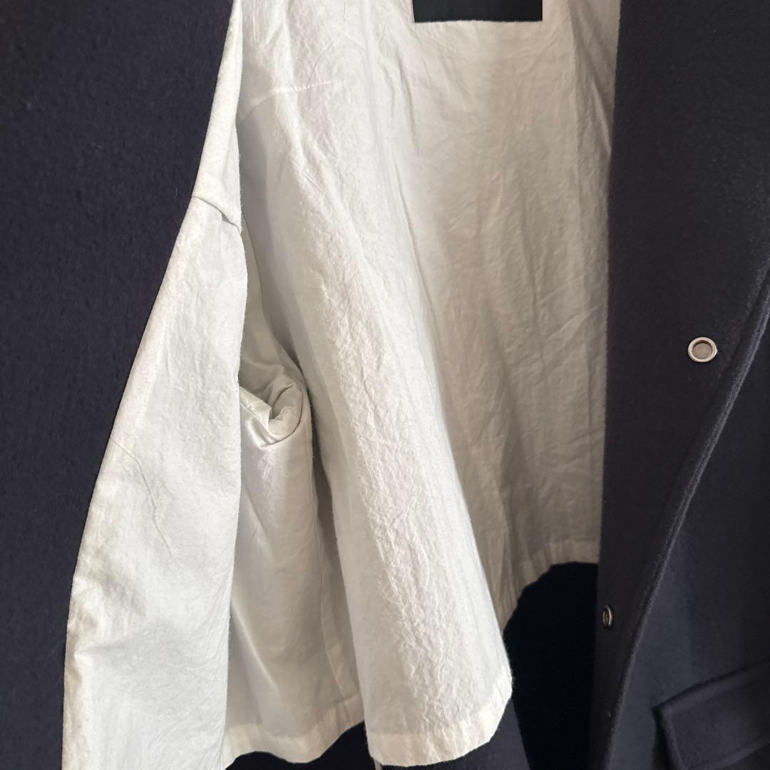 激レア　ビックサイズ　aton ダッフルコート　スーパー160s 20aw