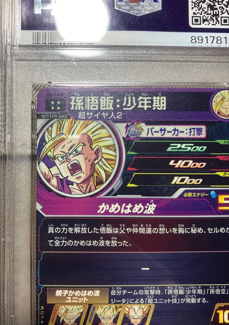 H2-16P psa10 孫悟飯 少年期