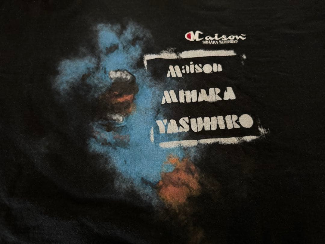 メゾンミハラヤスヒロ Championコラボ　 Tシャツ 48 グラフィックT