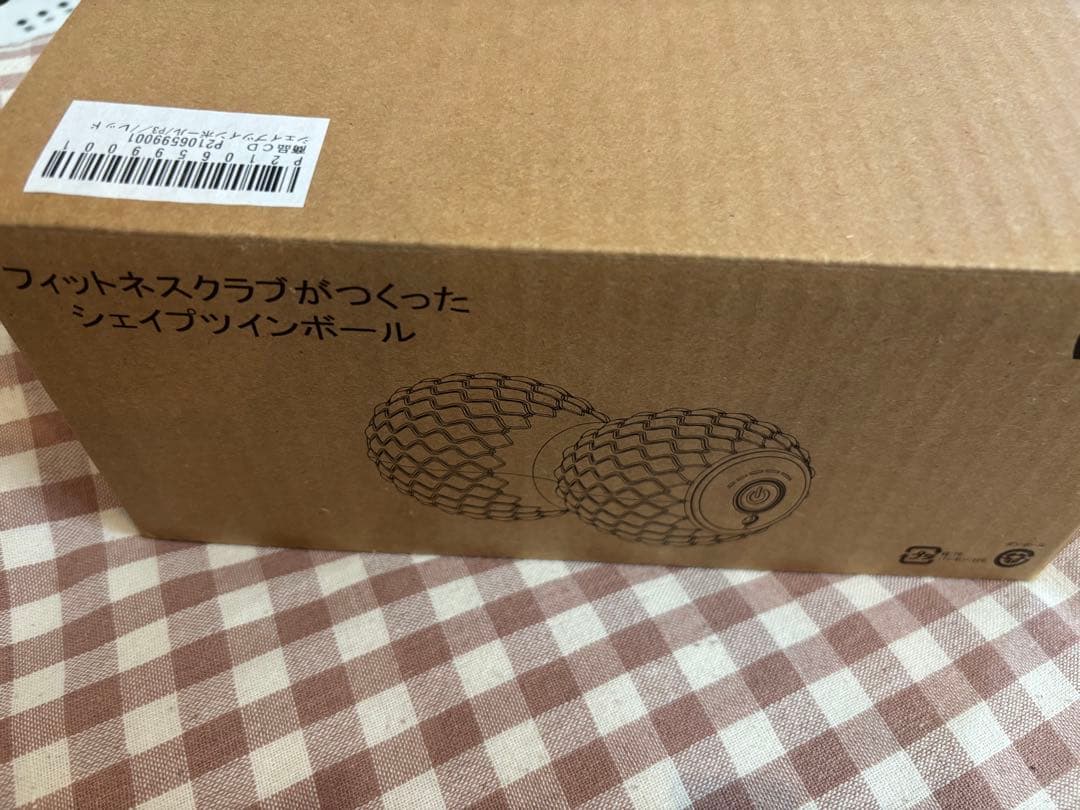 シェイプツインボール 赤 充電器付き　東急オアシス　マッサージ　ダイエット　健康