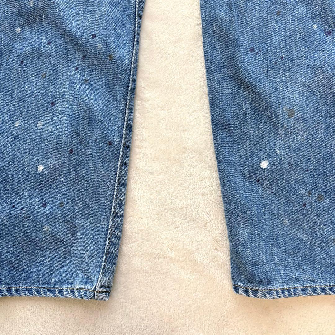 LENO リノ KAY ハイウエストジーンズ ペイント デニムパンツ 00