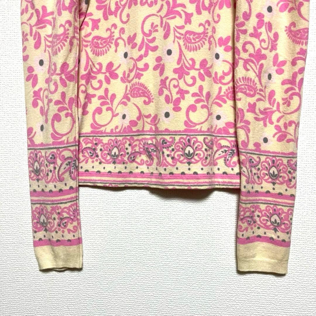 Blumarine 花柄 長袖カーディガン