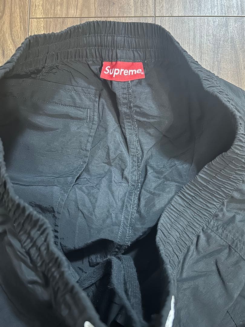 美品☆Supreme シュプリーム ナイロンパンツ S ブラック