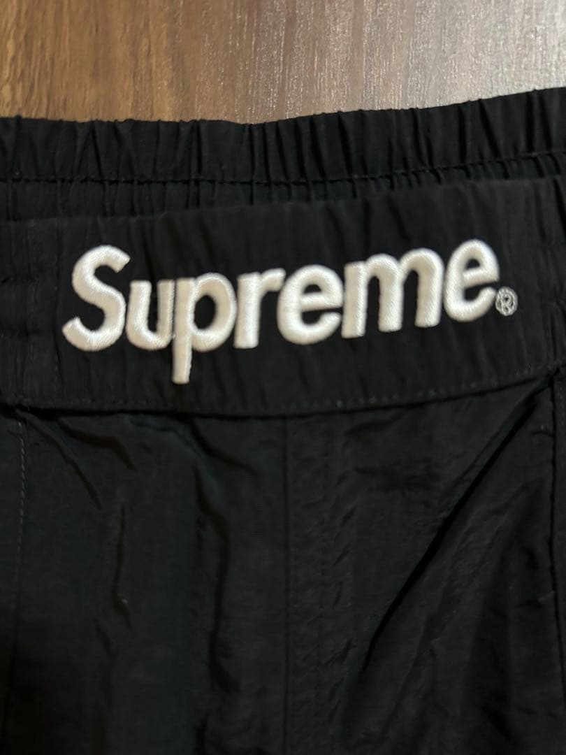 美品☆Supreme シュプリーム ナイロンパンツ S ブラック