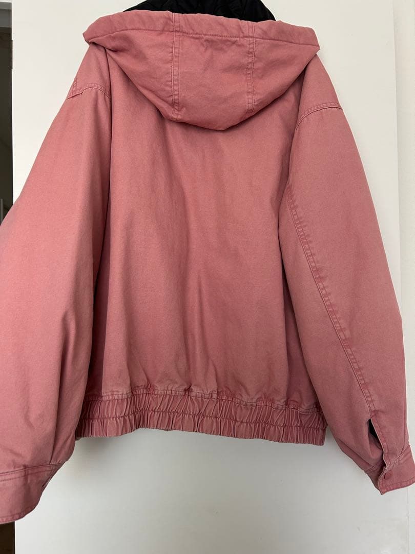 Supreme フード付きユーティリティジャケット ピンク　ブルゾン　M