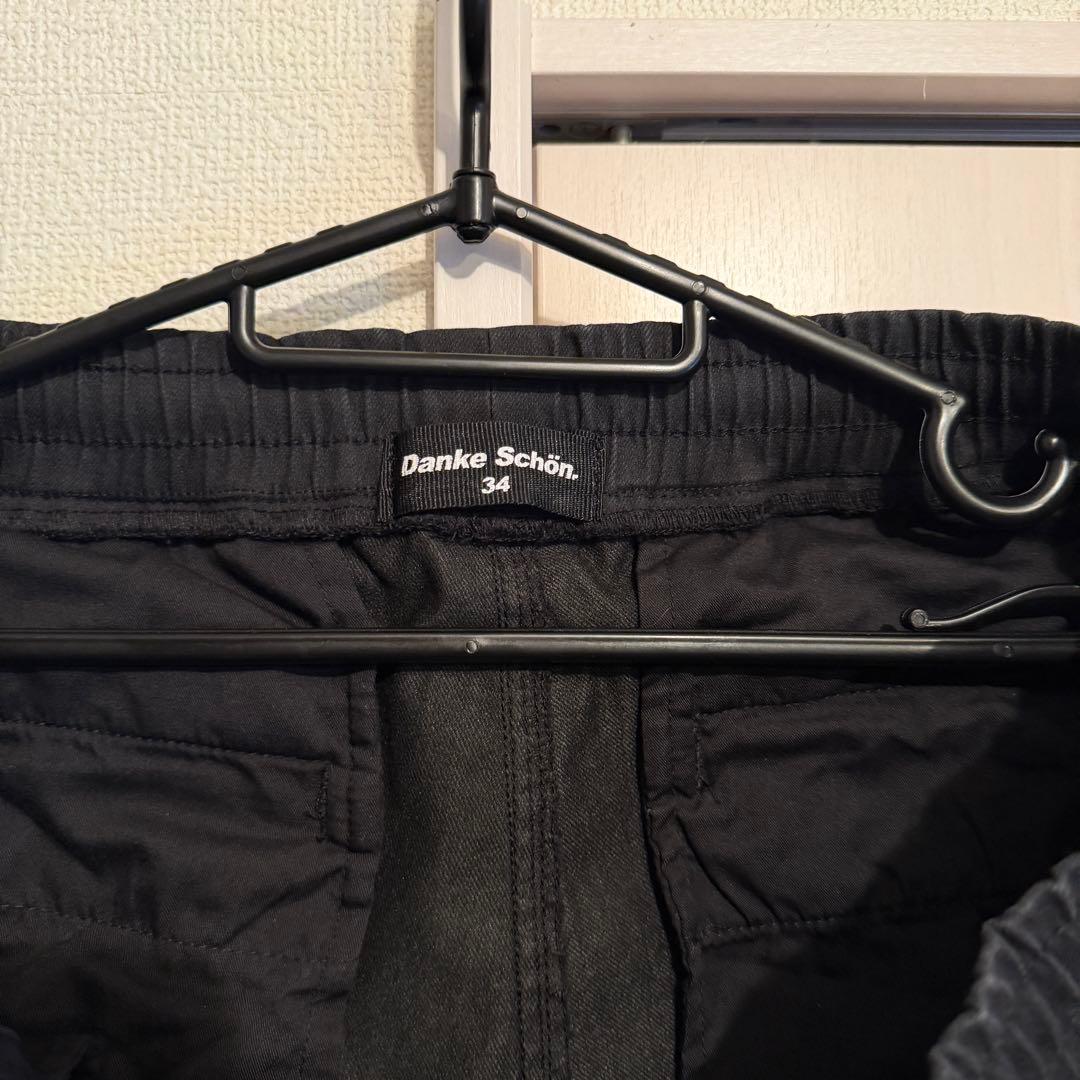 Danke Schön カーゴパンツ 黒 34