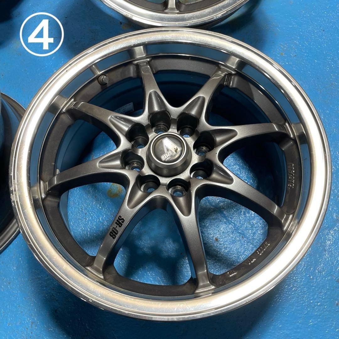 V-speed SR-08 15インチ　ホイール4本セット