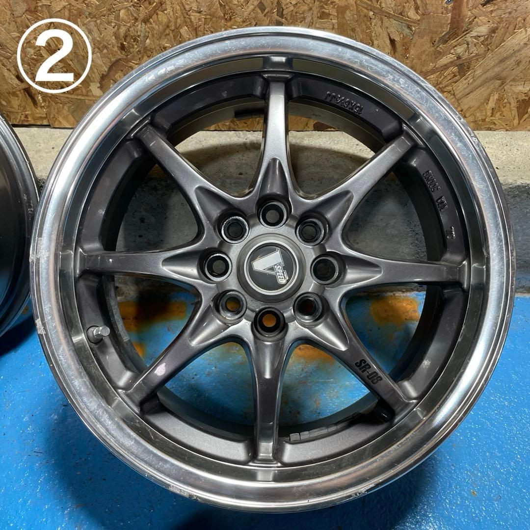 V-speed SR-08 15インチ　ホイール4本セット