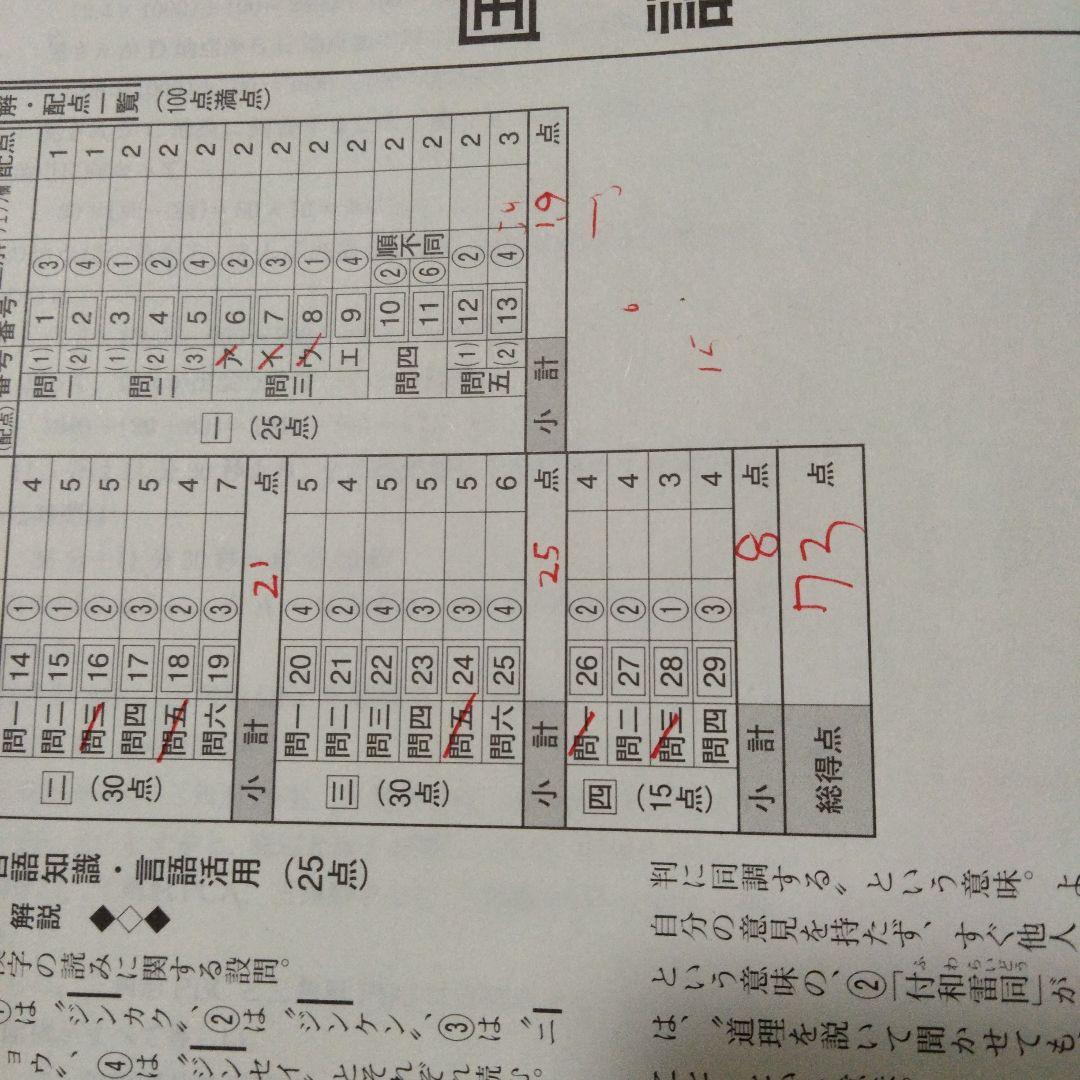 ベネッセ学力推移調査　2022年度 第1回　4月　中1