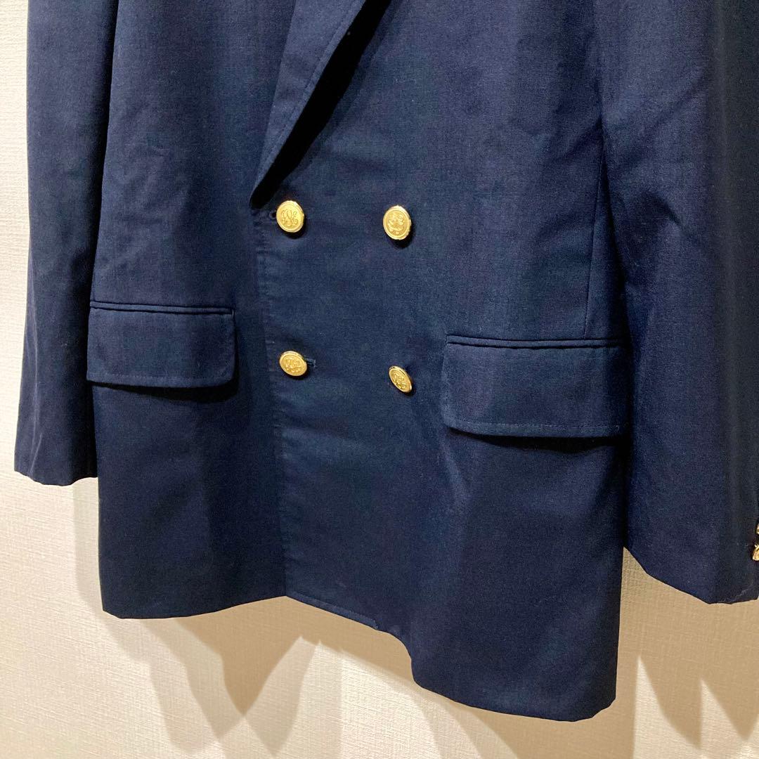 J.PRESS ダブルブレスト 紺ブレザー 金ボタン メンズ ジャケット