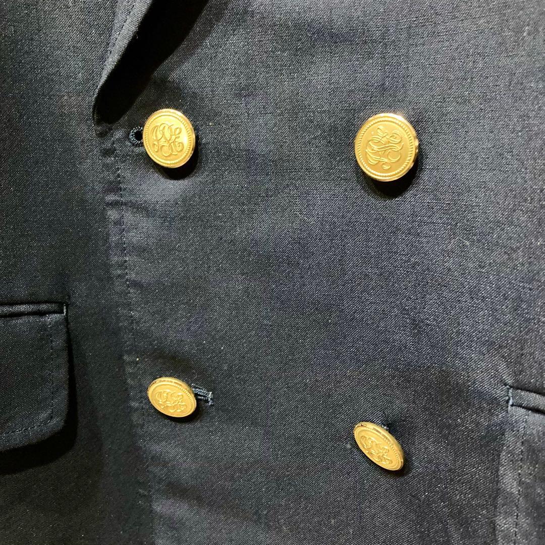 J.PRESS ダブルブレスト 紺ブレザー 金ボタン メンズ ジャケット