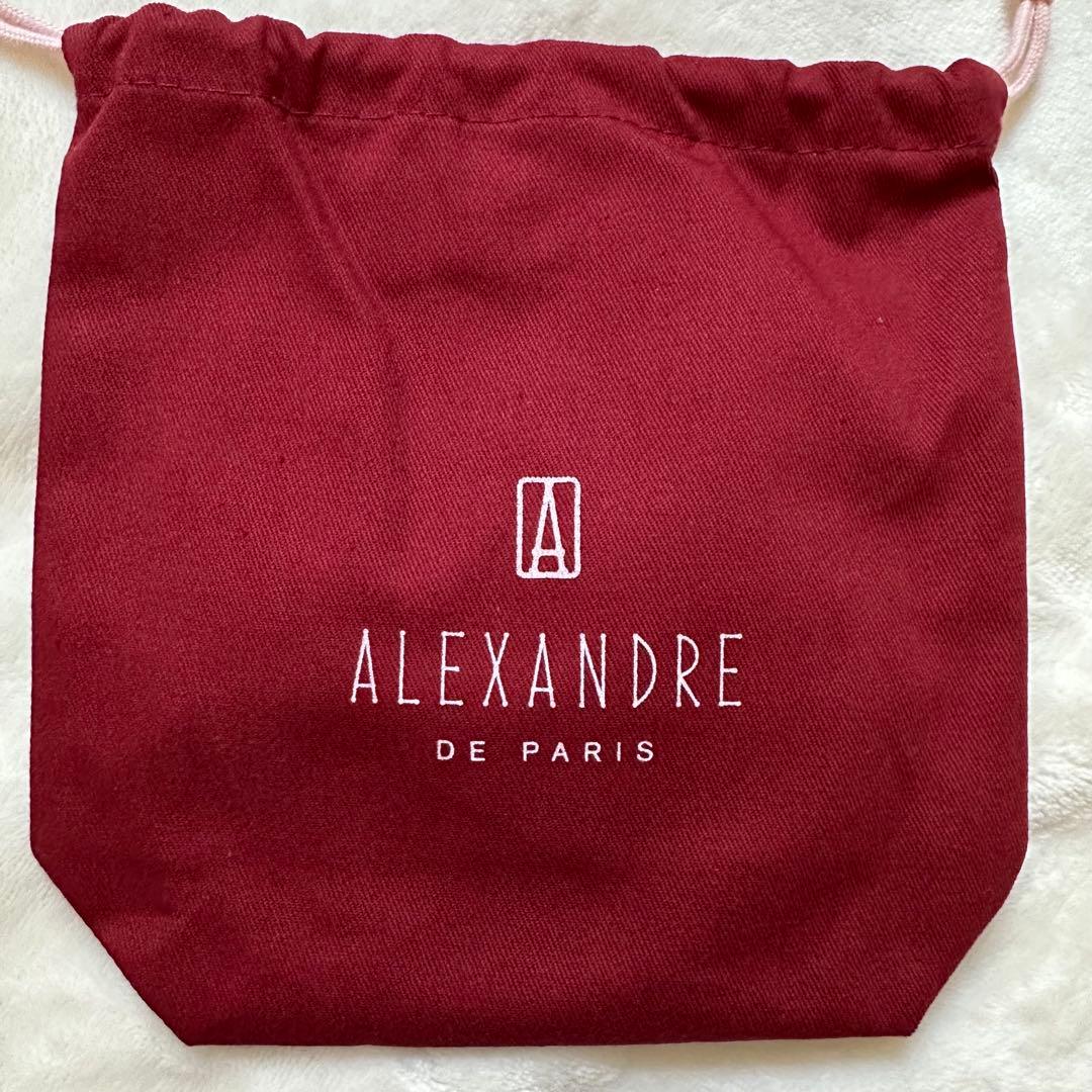 《ALEXANDRE DE PARIS》美品マーシェルエラ　カチューシャ　ベロア