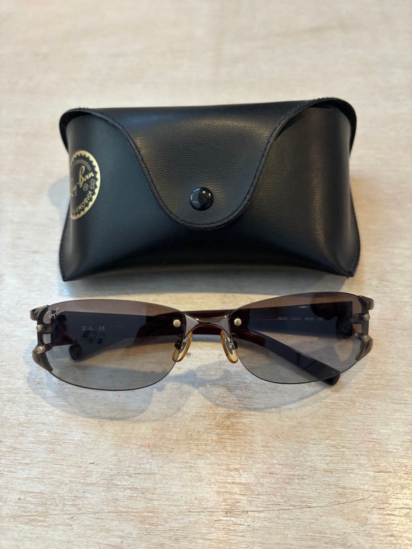 Ray-Ban RB3397 ブラウン サングラス ケース付き