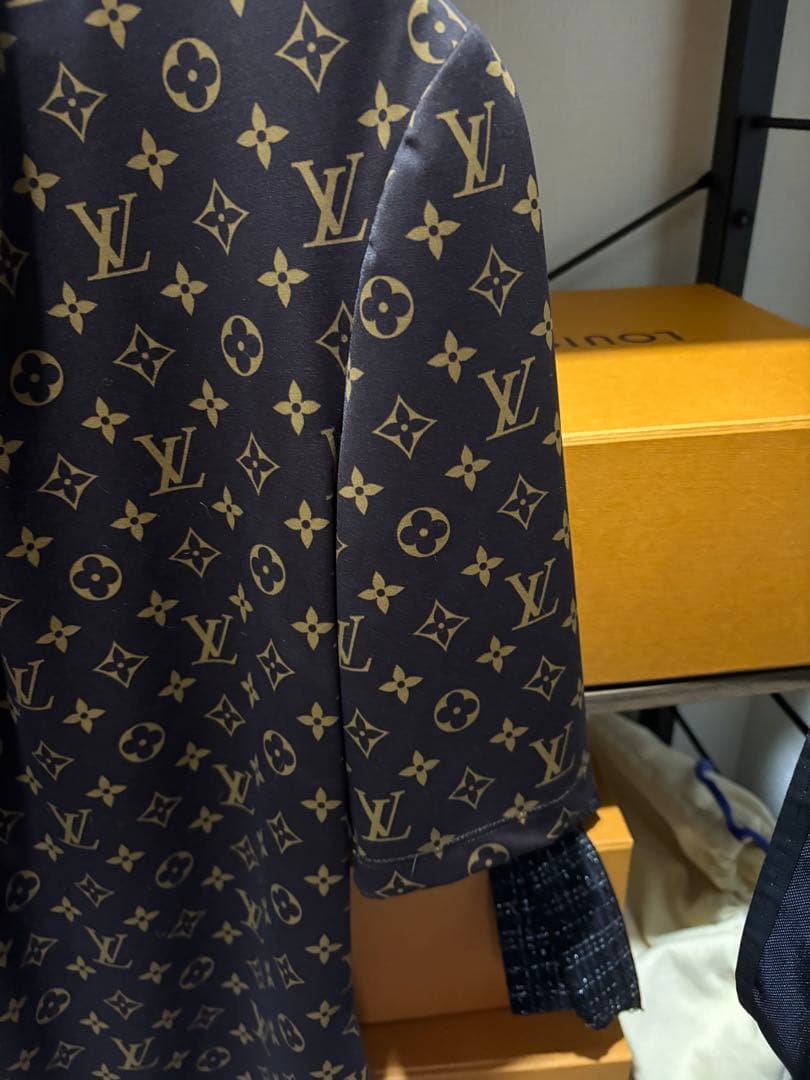 Louis Vuitton ロゴプリント 半袖Tシャツ　モノグラム　Lサイズ