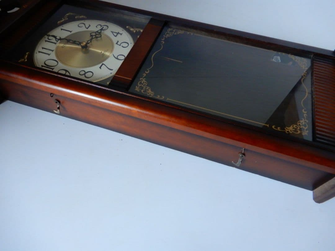 【特価 良品】CITIZEN 乾電池式 振り子時計
