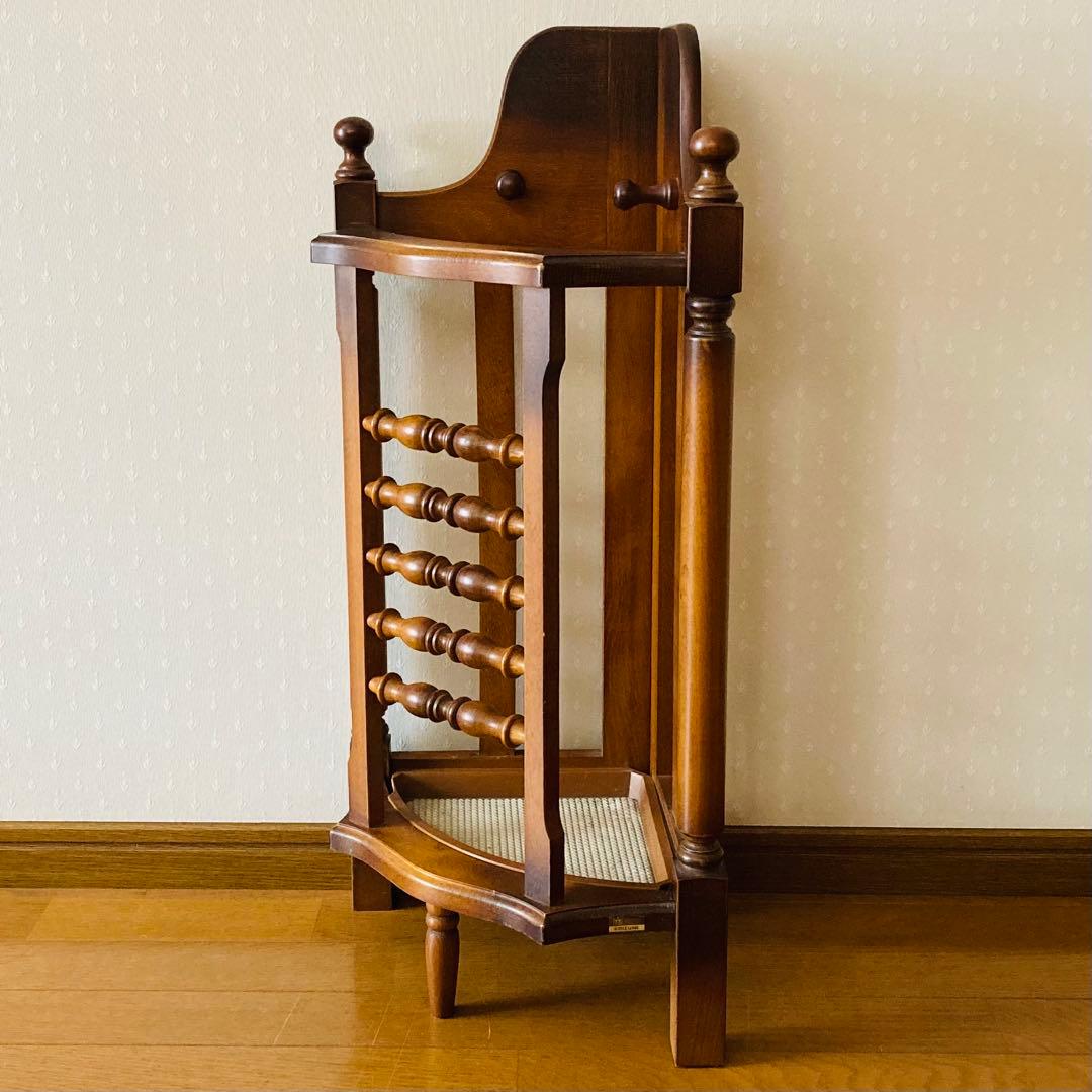 KOIZUMI コーナー 傘立て コロニアル 木製 インテリア 家具