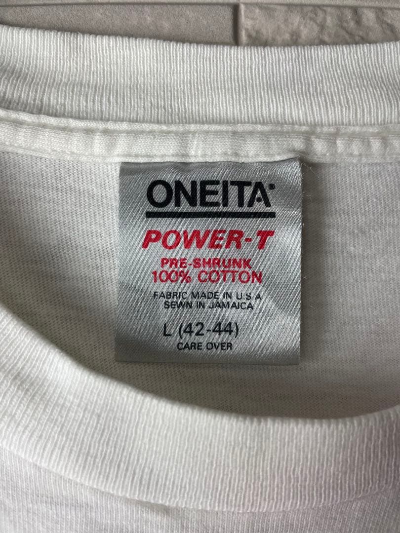90s USA製ヴィンテージ　ONEITA 無地　シングルステッチTシャツ　XL