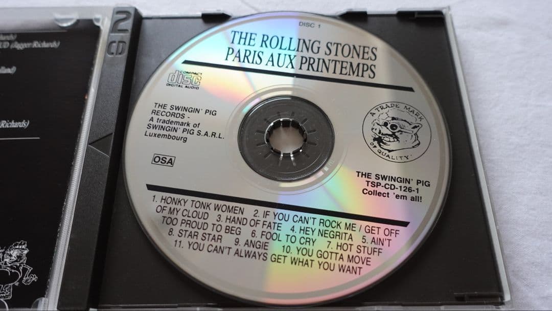 ストーンズ Paris Aux Printemps Swingin' Pig盤