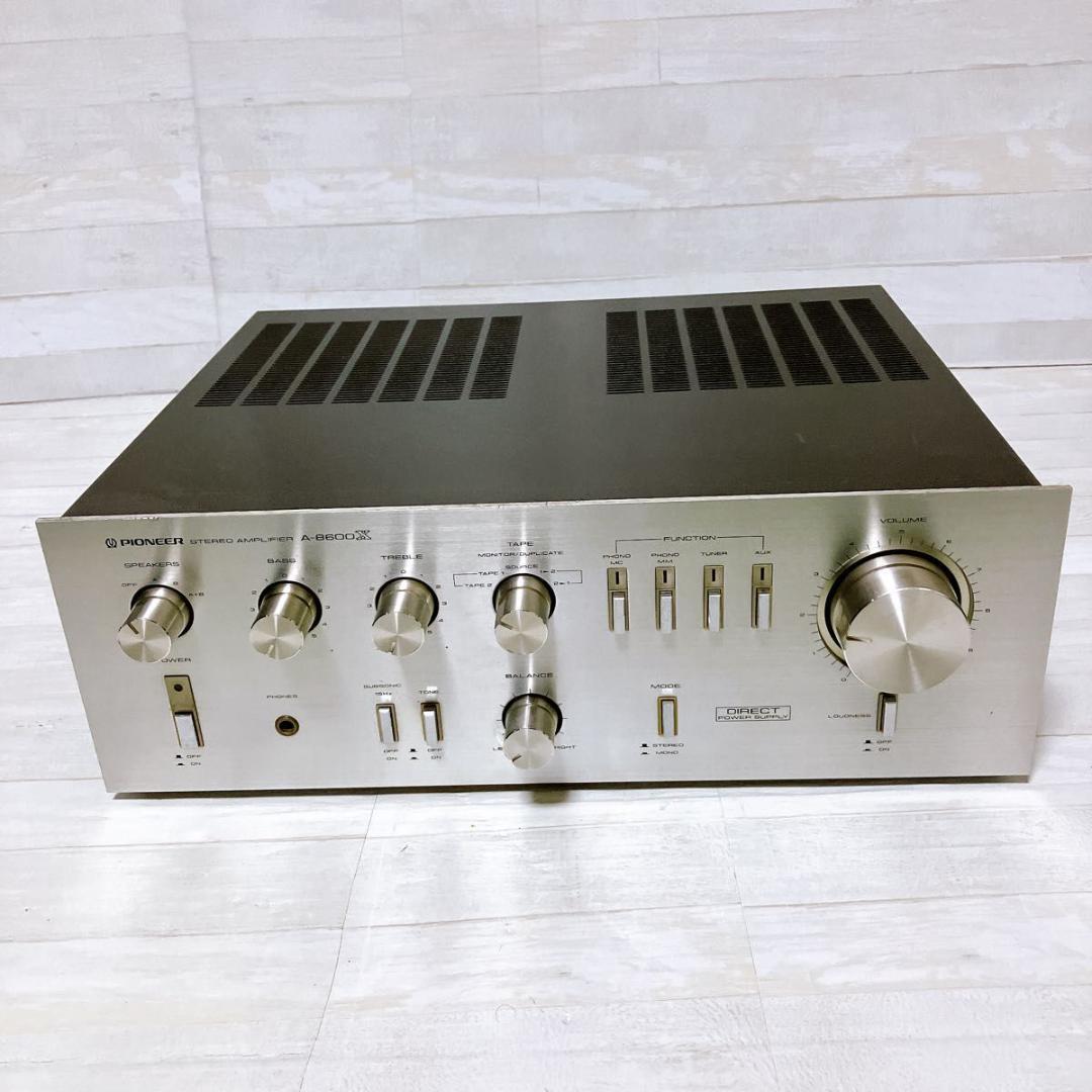 Pioneer プリメインアンプ A-8600X 通電確認のみ ジャンク扱い