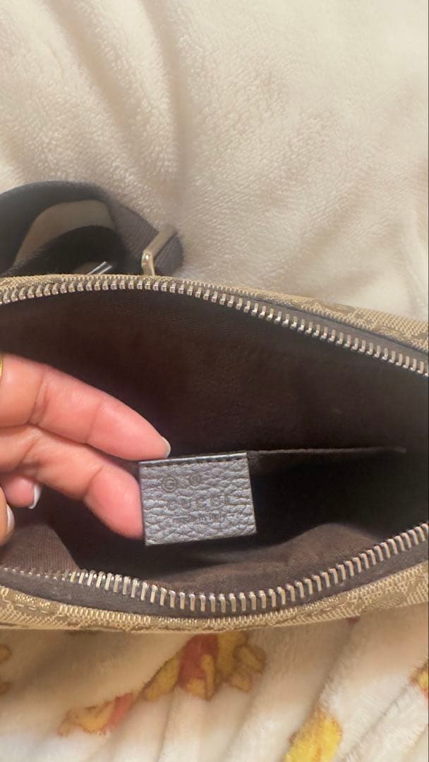 GUCCI ボディバッグ GGパターン ベージュ
