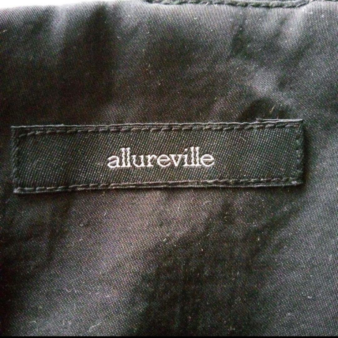 allureville黒プリーツ ロングスカート　タグ付
