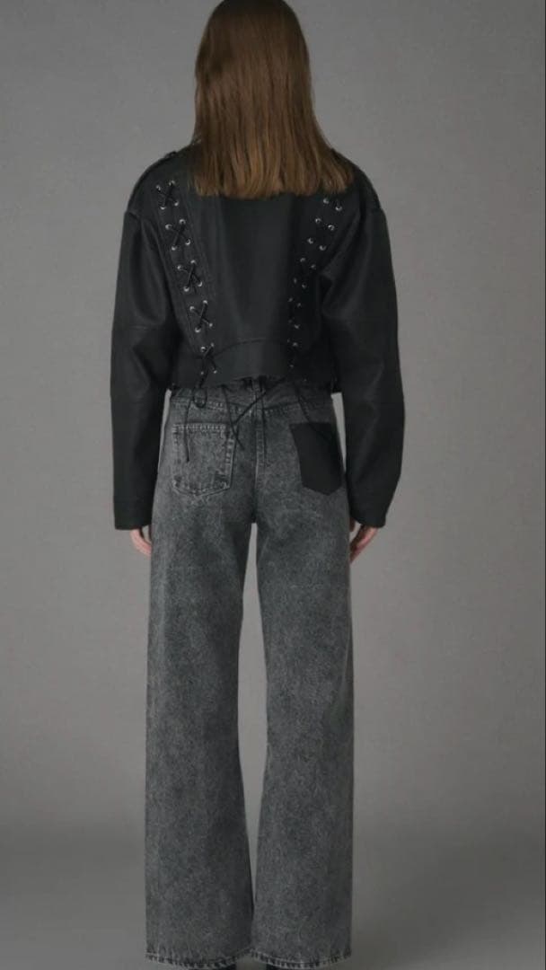 パンツ CURVE PATTERN LOOSE FIT DENIM