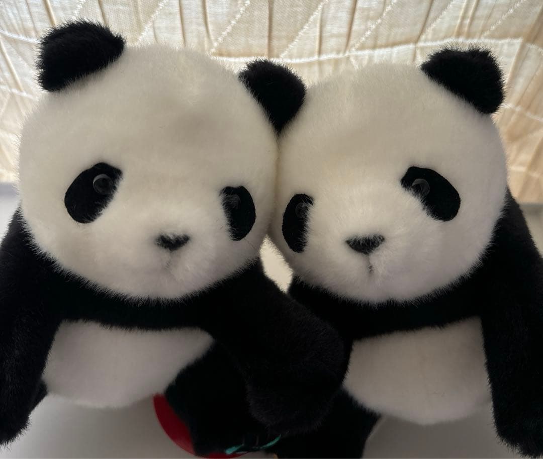 【タグ付き新品】上野動物園　パンダ　ぬいぐるみ シャオシャオ　レイレイ