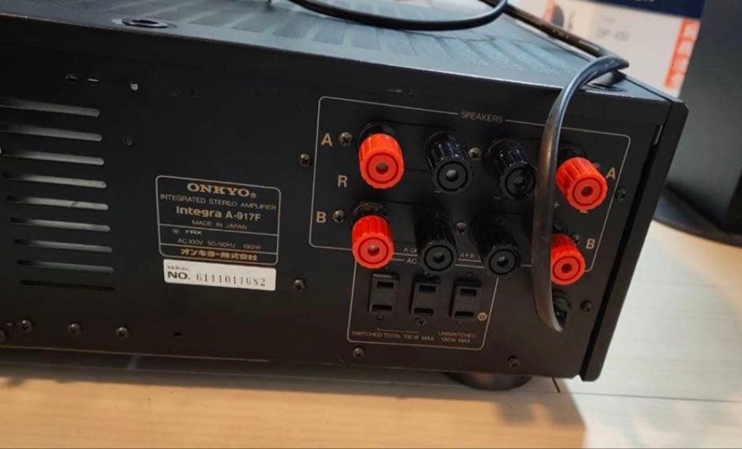 【最終値下げ】ONKYO Integra A-917F 黒