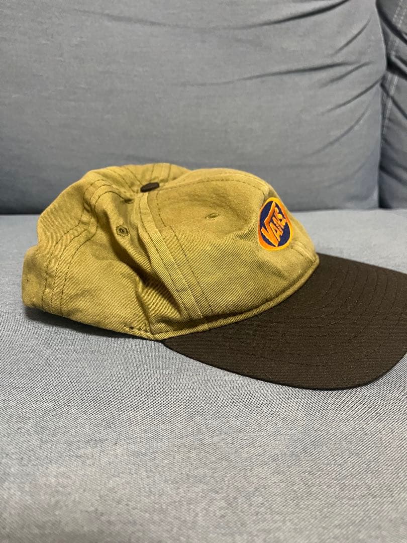 VANS キャップ 帽子 バンズ USA製 カーキ ブラック