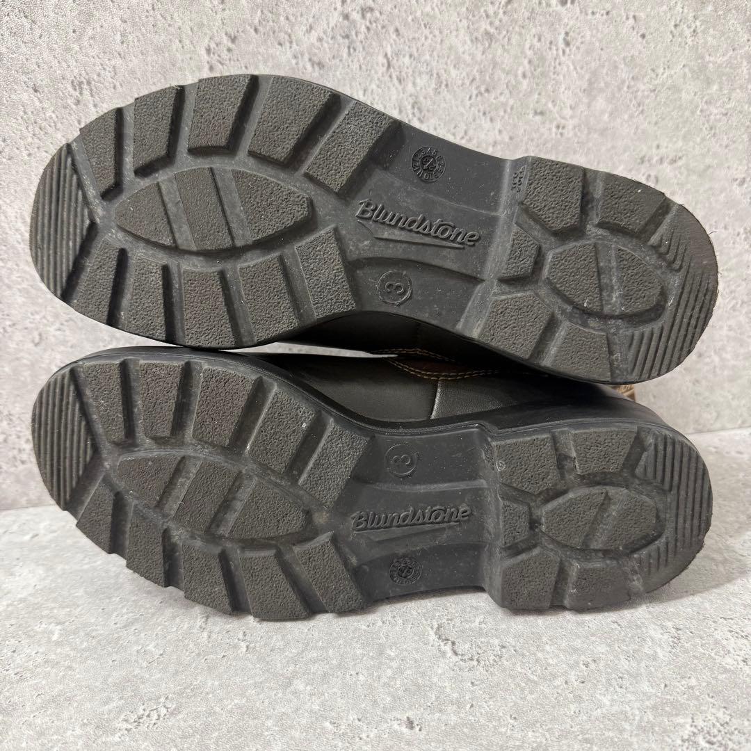 美品 Blundstone ローカット サイドゴアブーツ ダークブラウン UK3