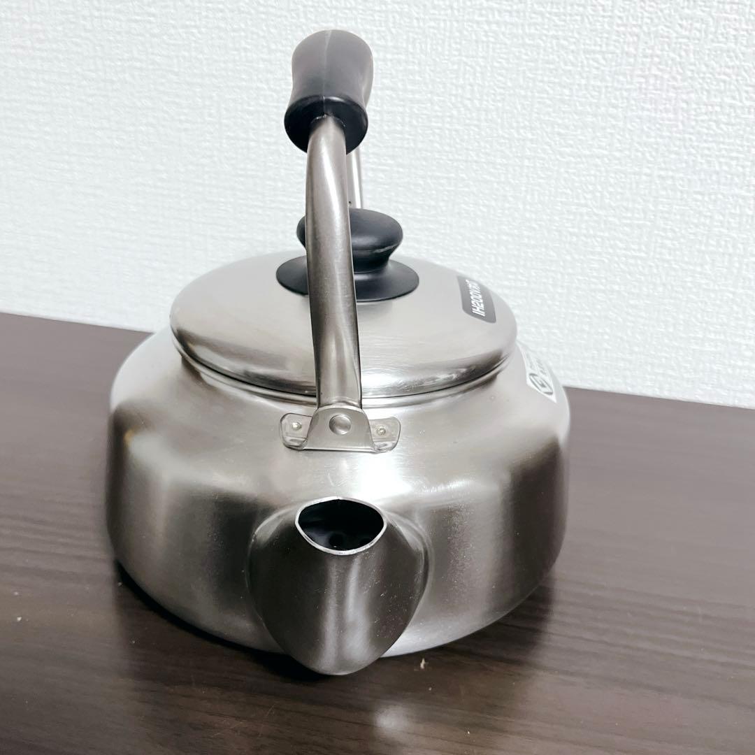 【未使用】ステンレスケトル　柳宗理　つや消し　満水2.5L　やかん