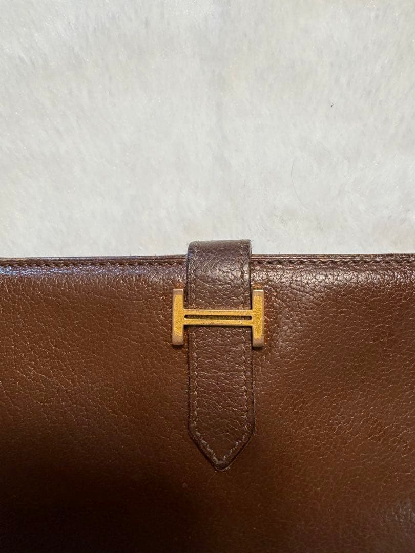 エルメス（HERMÈS） ベアン　財布 ブラウン 正規品