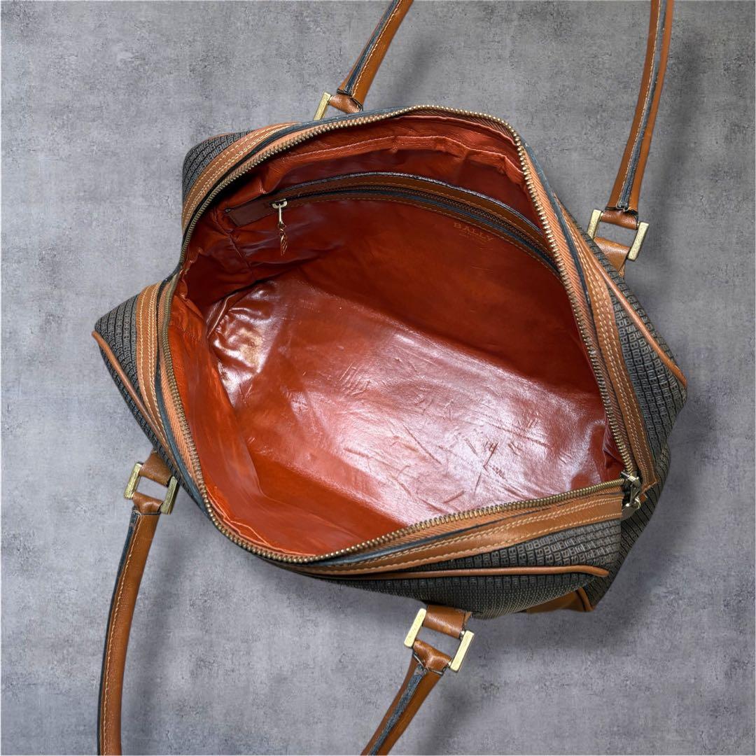 BALLY バリー ボストンバッグ ミニボストン PVC レザー イタリア製
