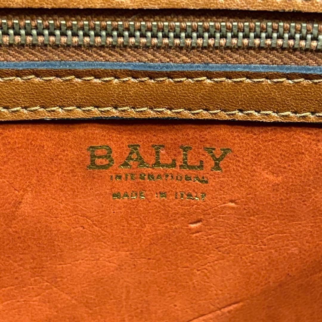 BALLY バリー ボストンバッグ ミニボストン PVC レザー イタリア製