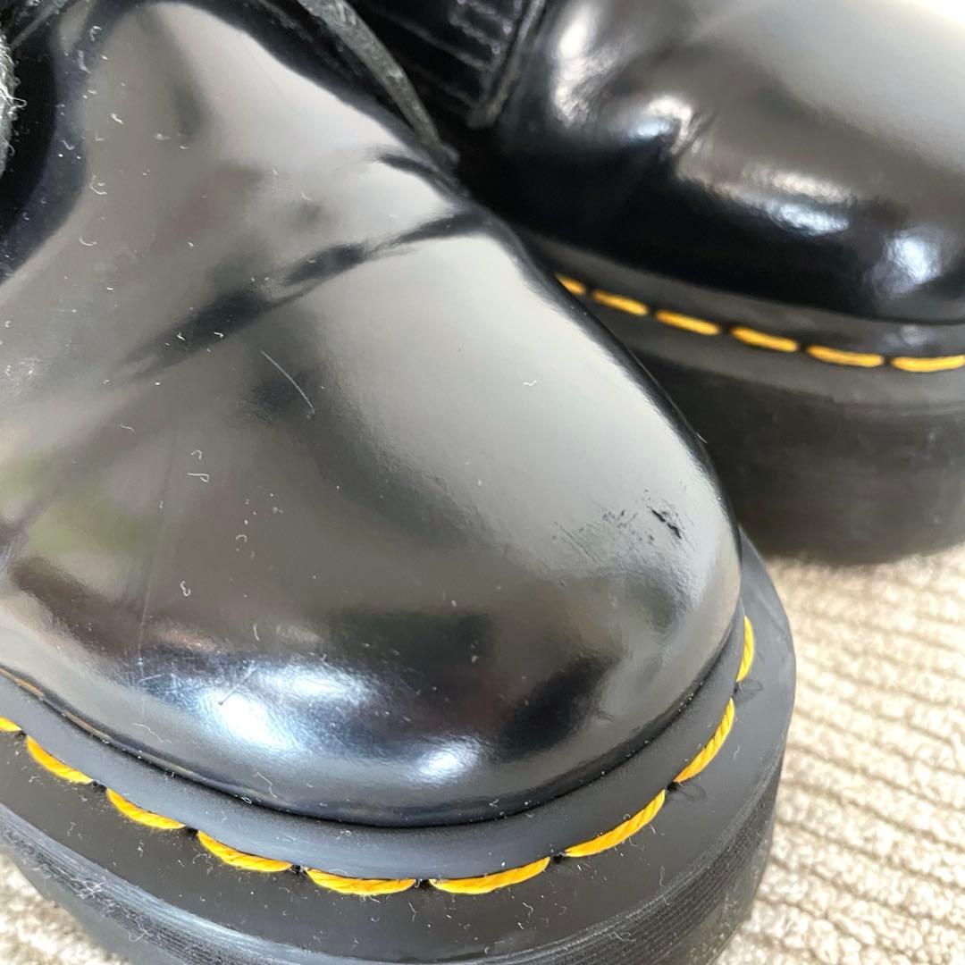 Dr.Martens JADON 厚底8ホール サイドジップ ブラック UK5
