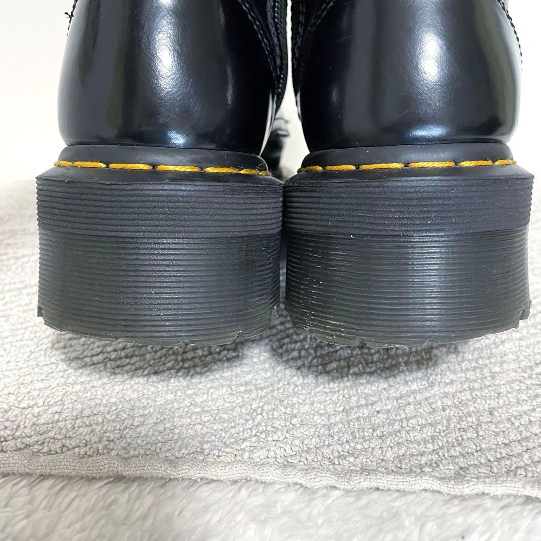 Dr.Martens JADON 厚底8ホール サイドジップ ブラック UK5
