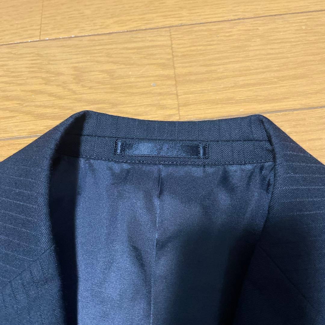 ネイビー ストライプスーツ セット　青山