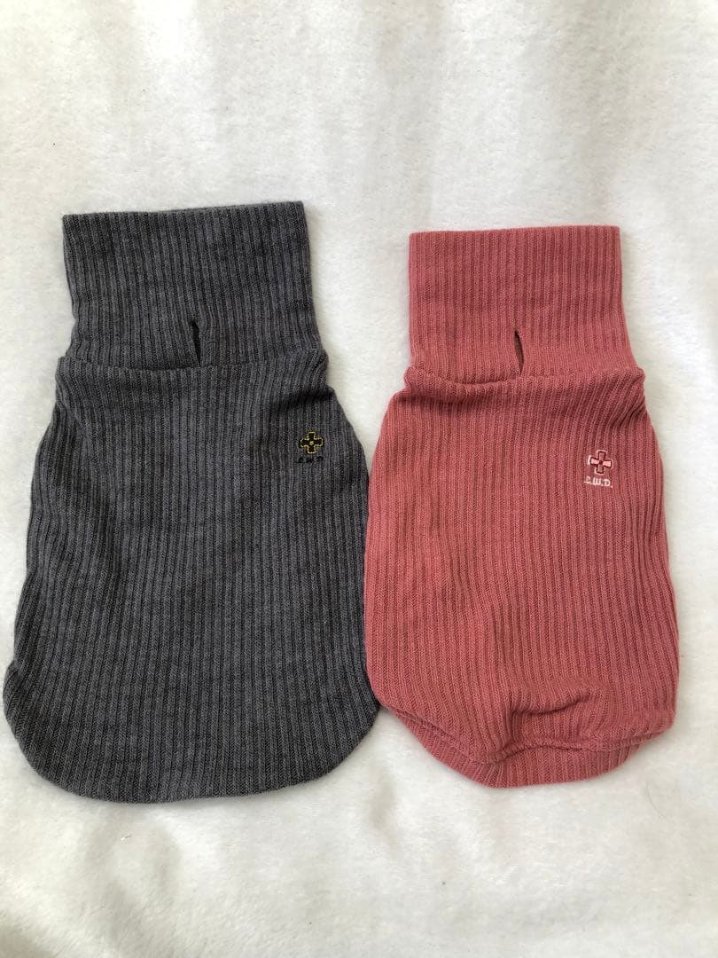 【新品未使用】LWD 犬と生活　リブ編みタートルネック、2枚セット