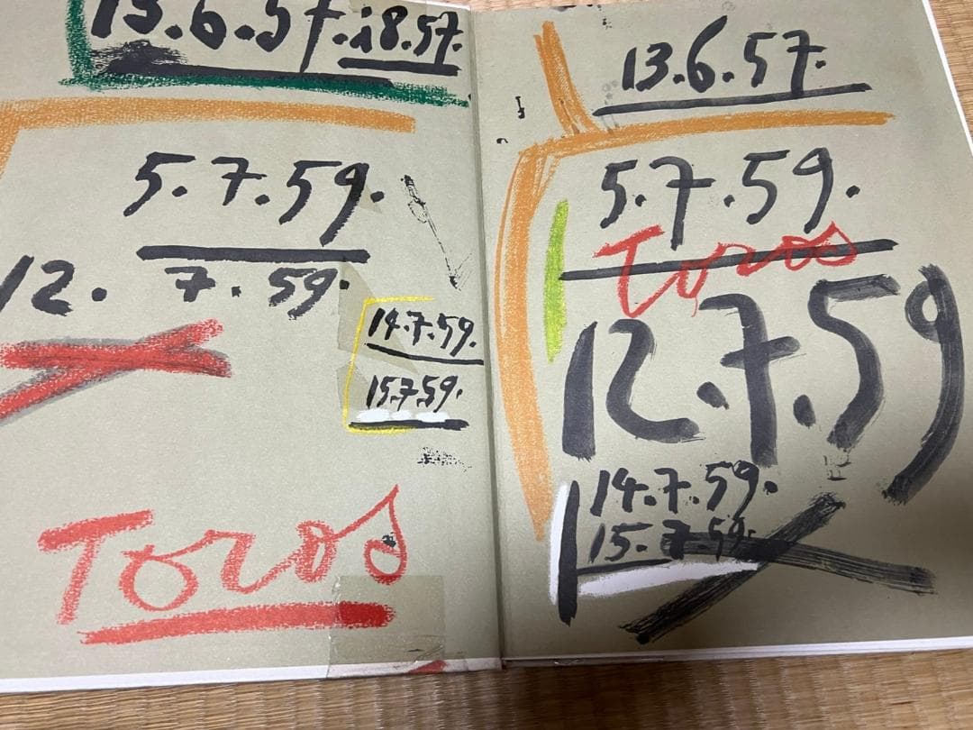 パブロ・ピカソ画集 洋書 闘牛と闘牛士 TOROS Y TOREROS