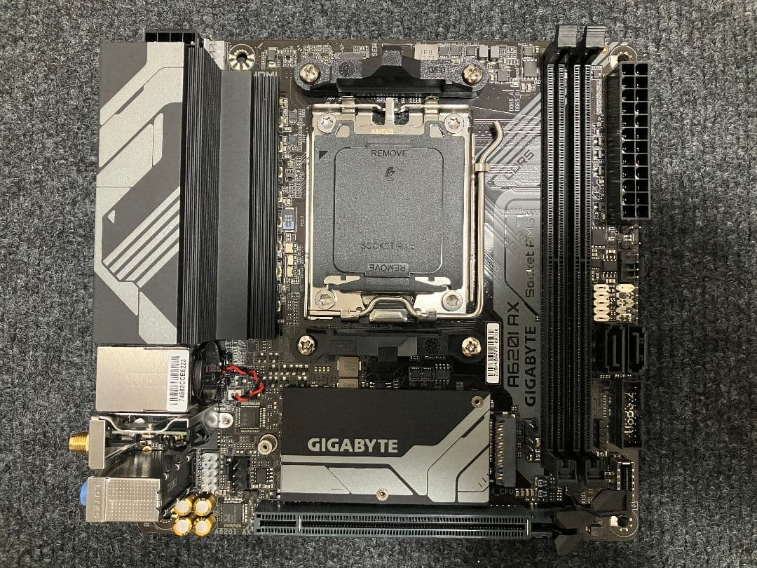 【最終値下げ・美品】GIGABYTE A620I AX Mini-ITX/AM5