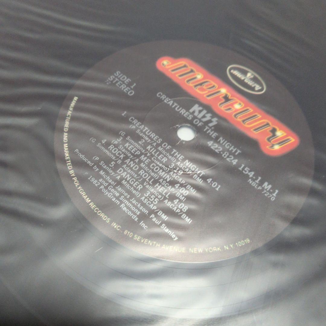 KISS CREATURES OF THE NIGHT レコード