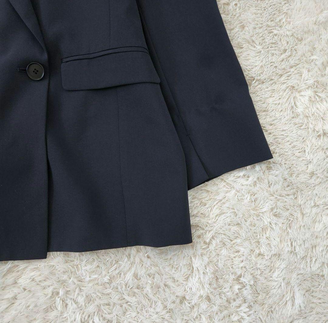 新品✨コムサ　ドライトリアセクロス ジャケット　ネイビー　3.8万洗える吸水速乾