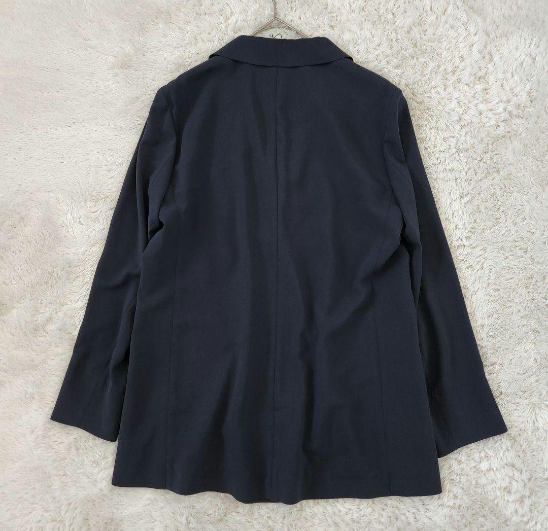 新品✨コムサ　ドライトリアセクロス ジャケット　ネイビー　3.8万洗える吸水速乾