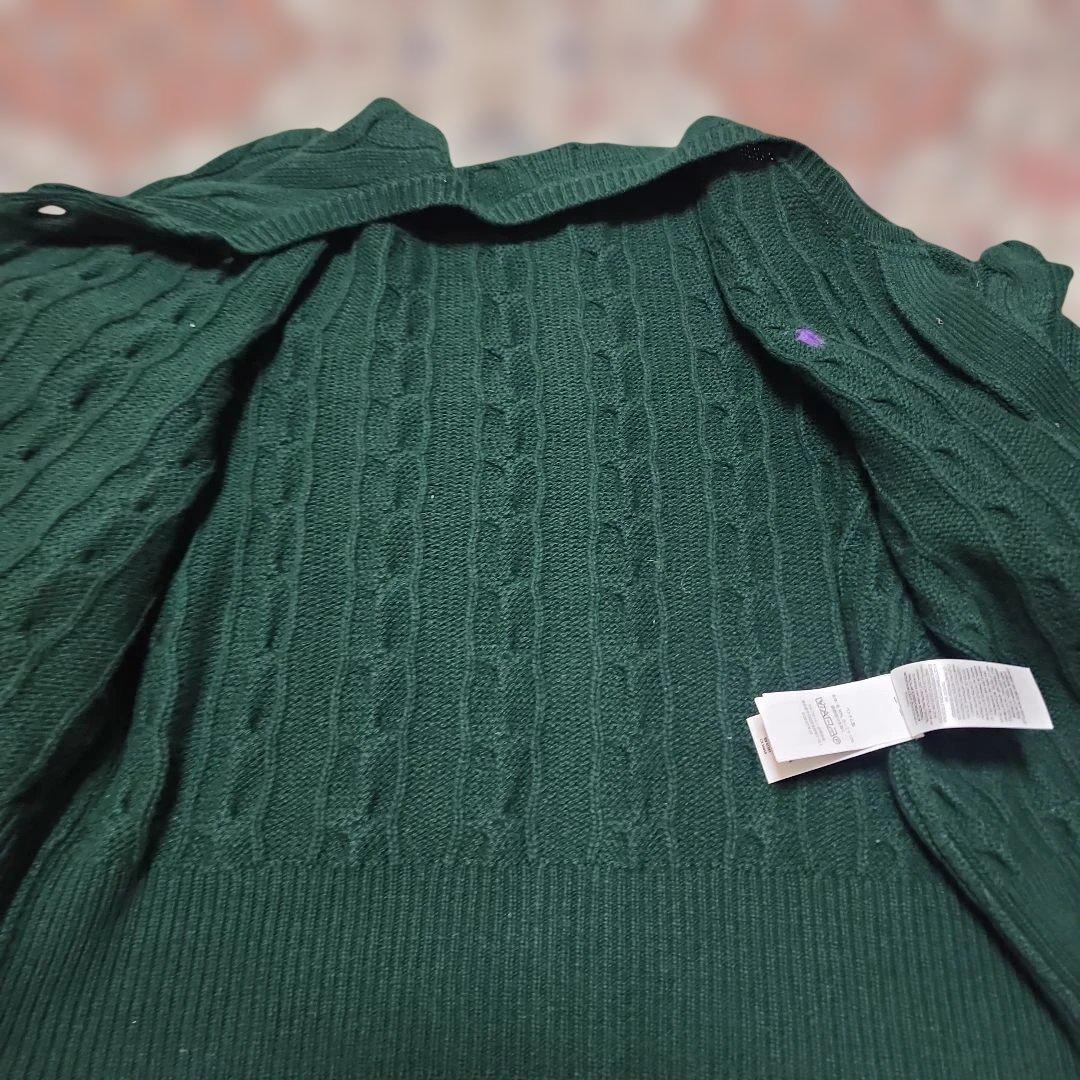 Polo Ralph Lauren ダークグリーン カーディガン XL