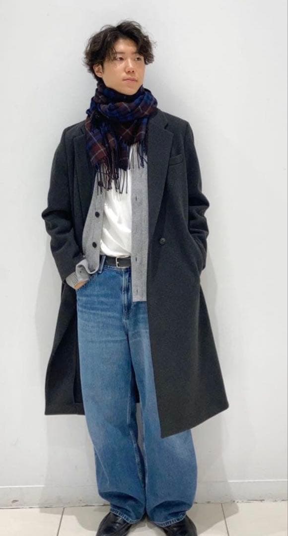 UNIQLO Cロングコート XLサイズ　男女兼用　ダークグレー
