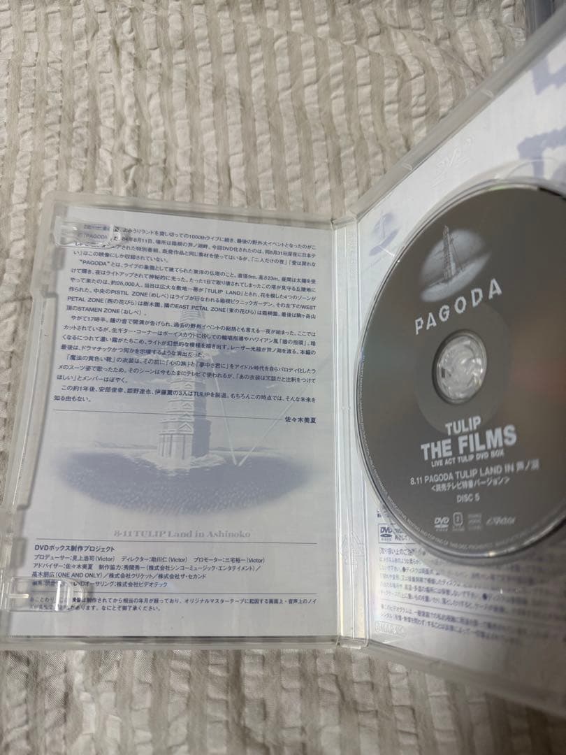 チューリップTULIP THE FILMS DVD BOX　７枚組