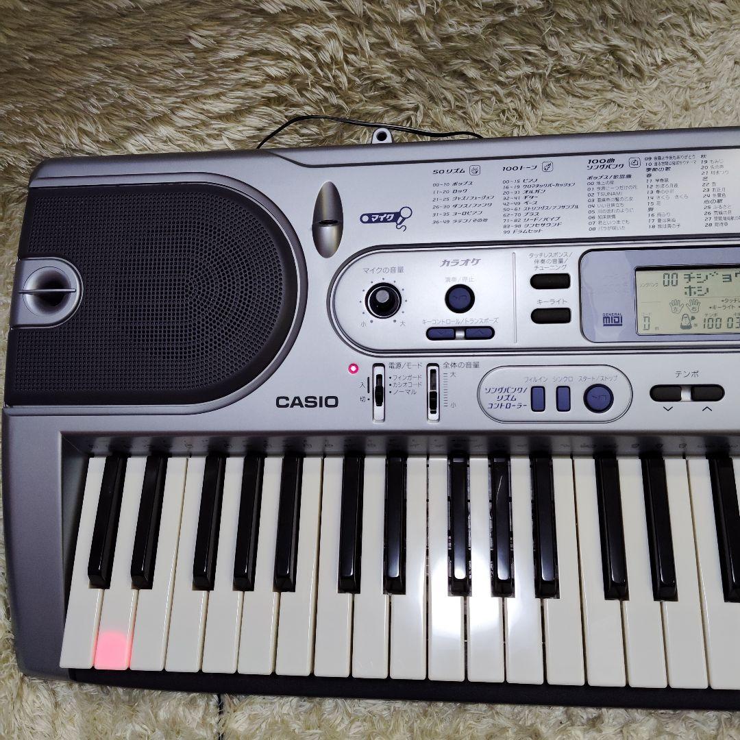 【良品】カシオ 電子ピアノ LK-41 光ナビゲーション タッチレスポンス