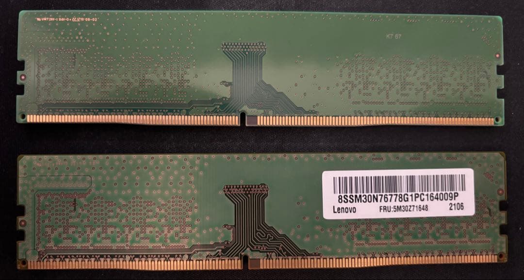 Samsung DDR4 3200AA 8GB 2枚